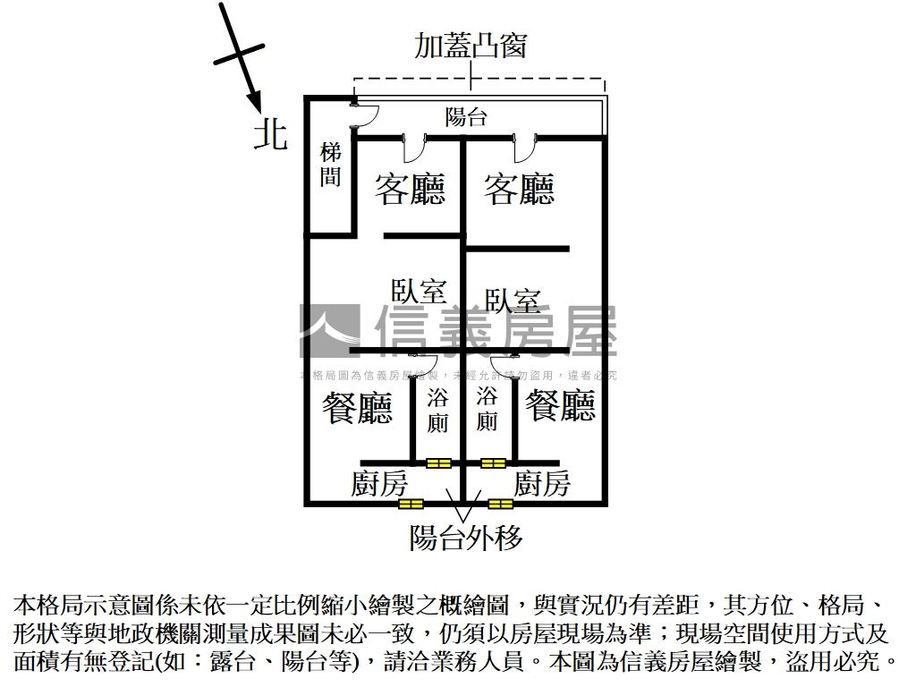 大觀方正二樓房屋室內格局與周邊環境