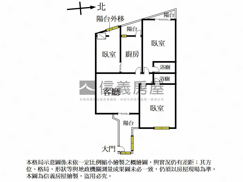 漢神巨蛋寬敞三房房屋室內格局與周邊環境