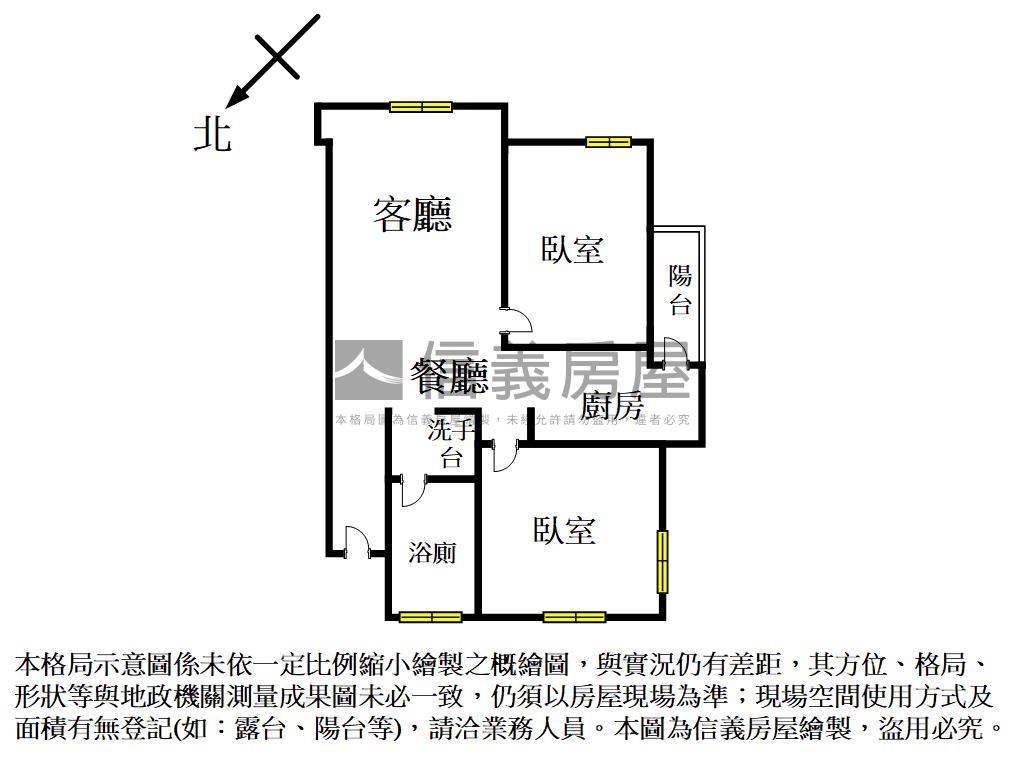 日光寓高樓兩房平車屋況讚房屋室內格局與周邊環境