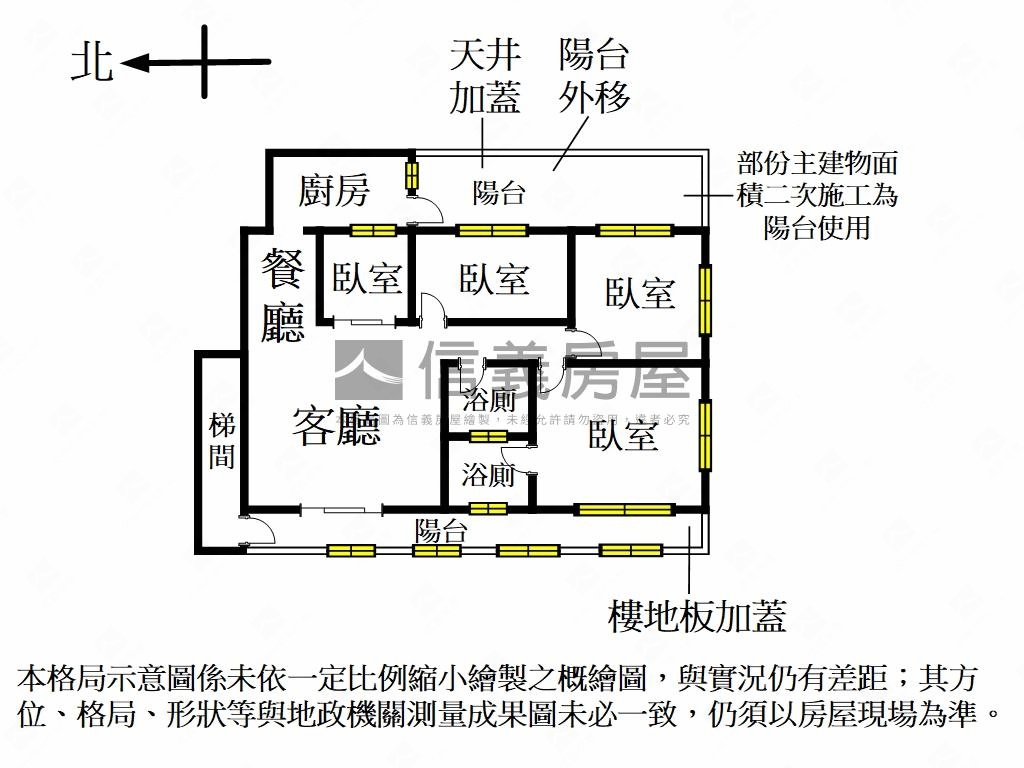 捷運～白宮絕美公寓４房房屋室內格局與周邊環境