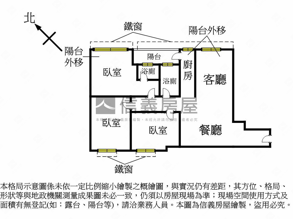 忠駝國宅３房視野佳房屋室內格局與周邊環境