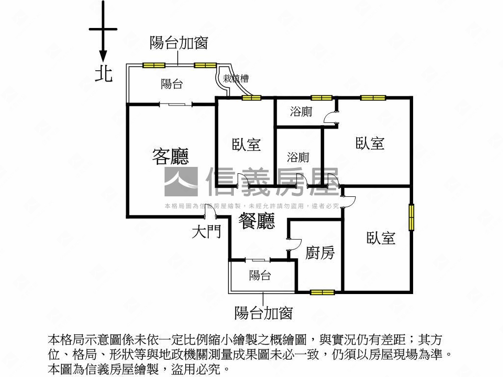 明湖邊間電梯三房房屋室內格局與周邊環境
