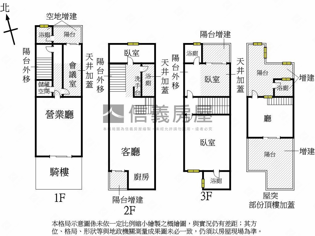 屏東崇朝正路集市店透房屋室內格局與周邊環境