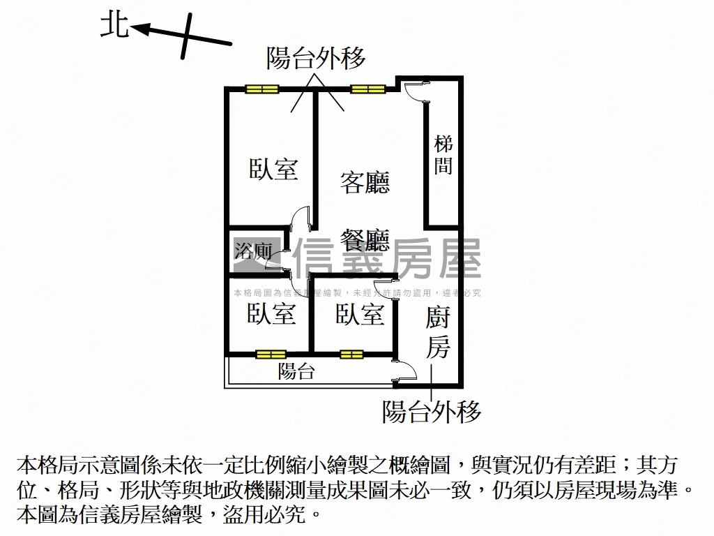 活巷方正２樓３房近公館房屋室內格局與周邊環境