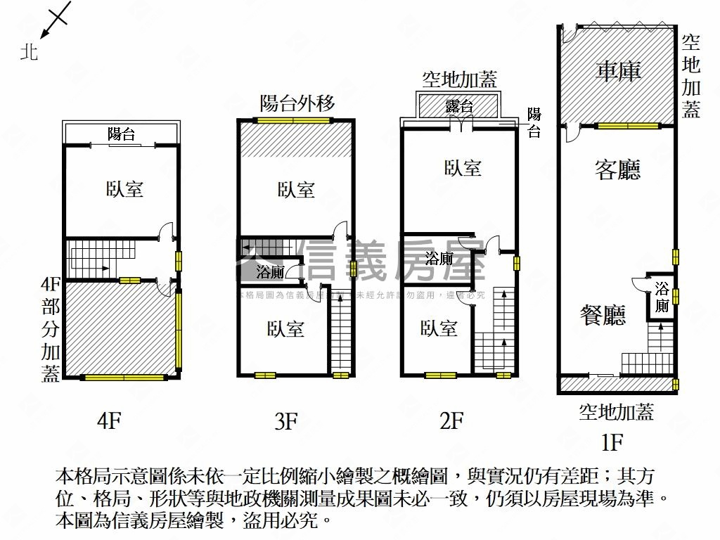 仁德三面採光車墅房屋室內格局與周邊環境