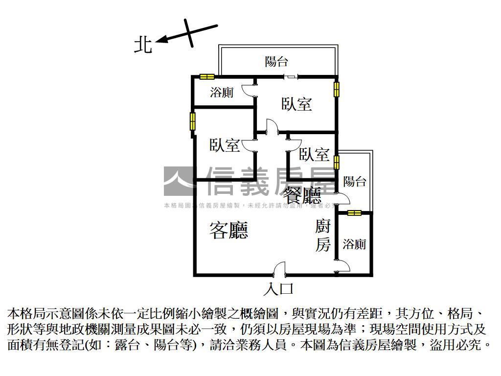 【全新未住】築玥三房平車房屋室內格局與周邊環境