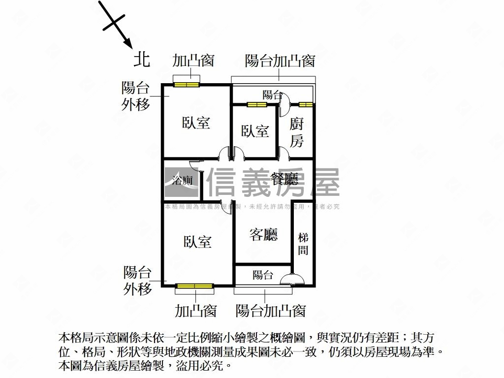 近捷運低總價方正美寓房屋室內格局與周邊環境