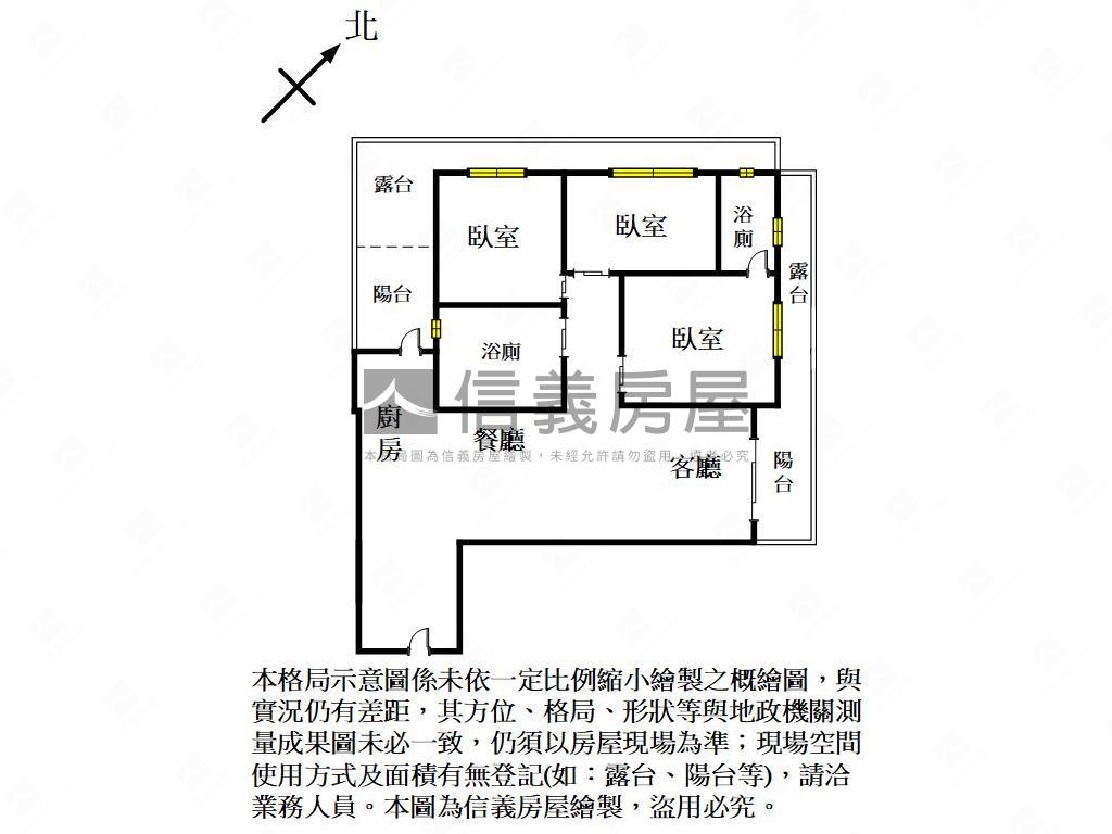 仁發富悅精品美三房房屋室內格局與周邊環境