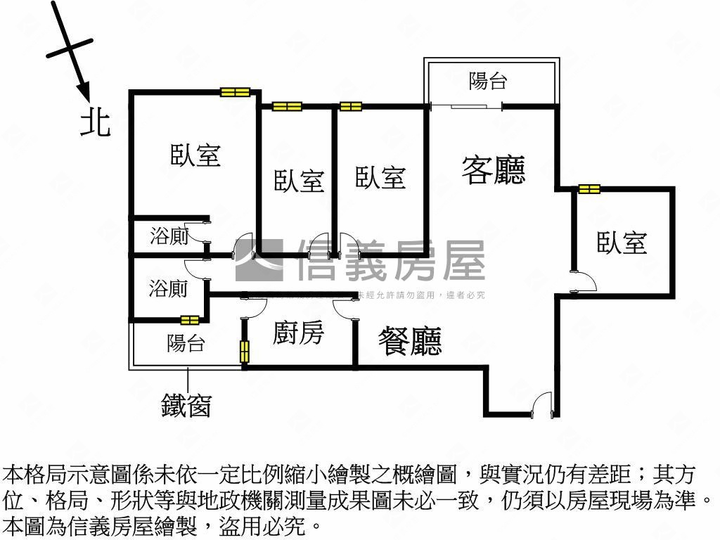 左營翠華便利高樓４房房屋室內格局與周邊環境