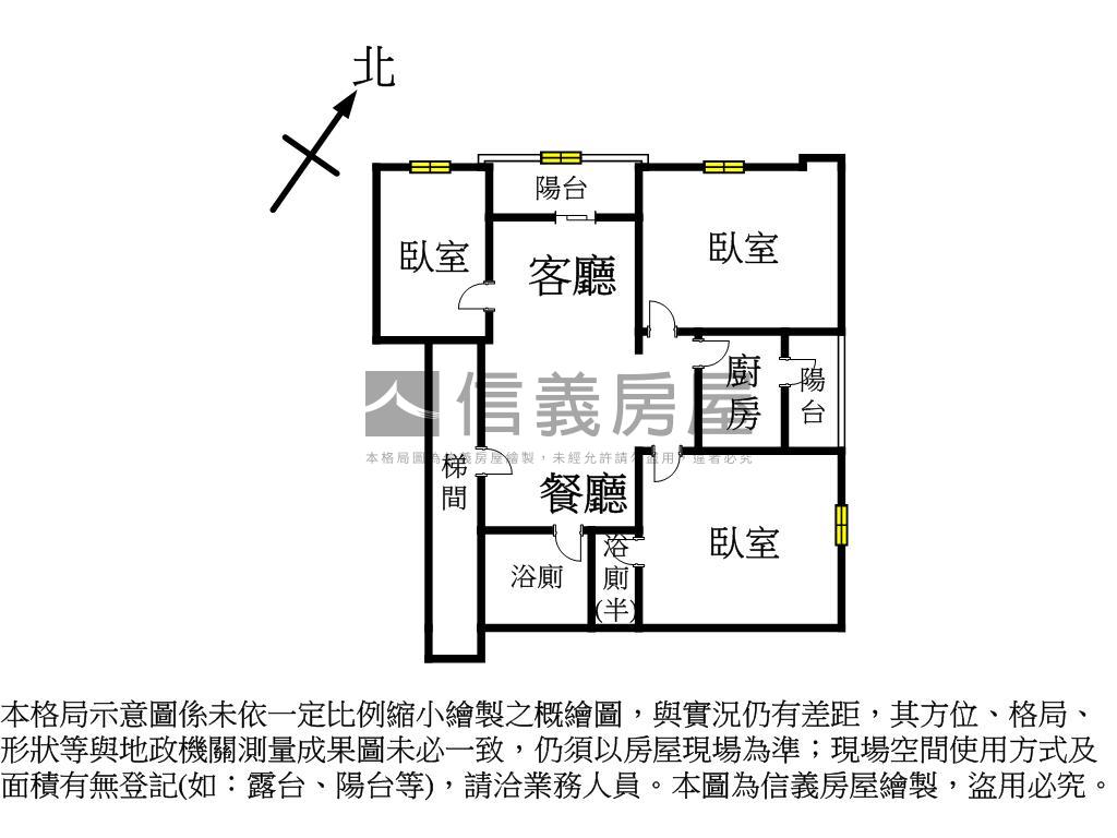 台北麗京三房車房屋室內格局與周邊環境