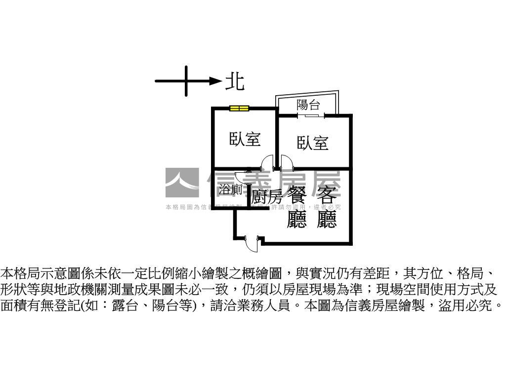 專任＊寶島曼波方正２房房屋室內格局與周邊環境