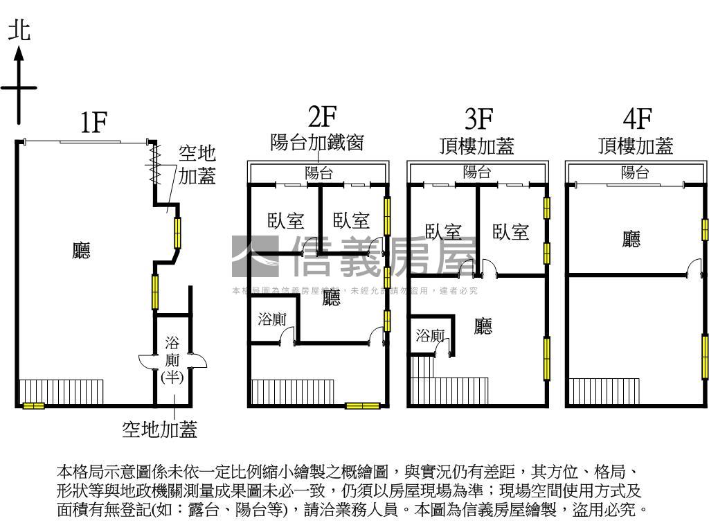 面彰化中學大面寬透天房屋室內格局與周邊環境