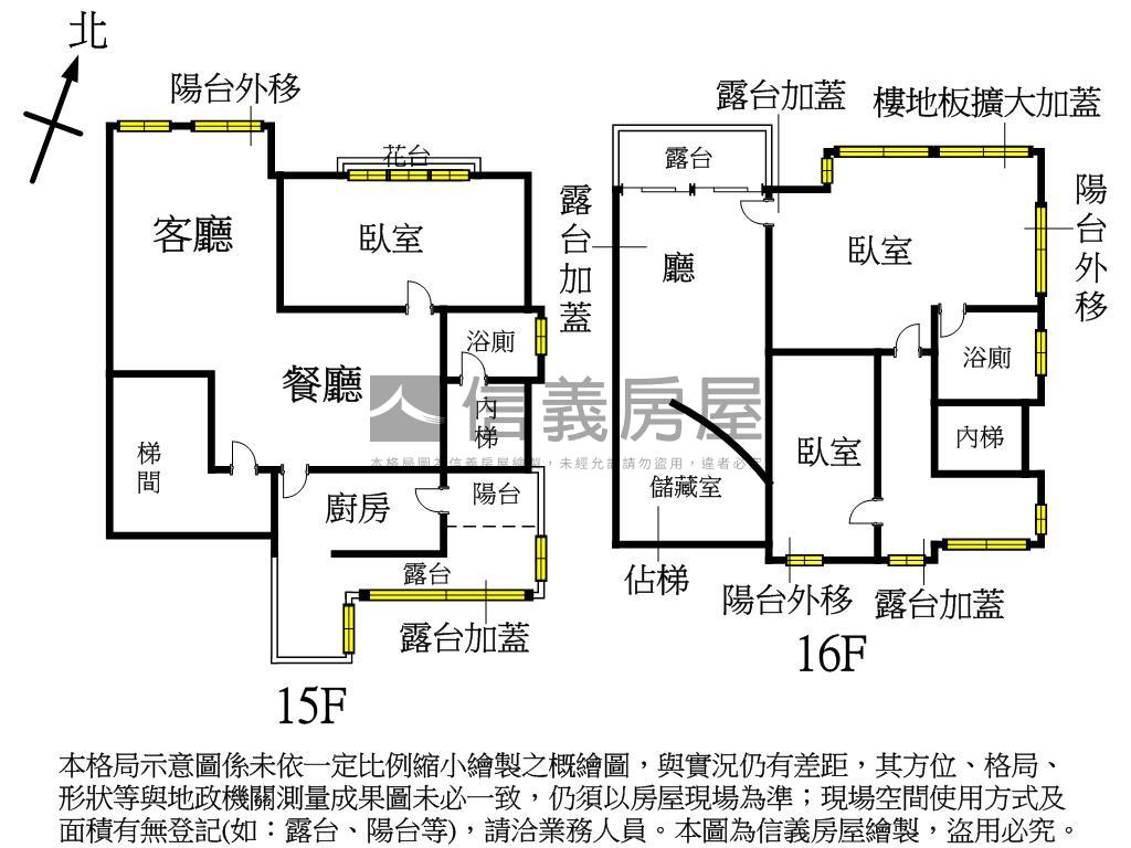 關渡大橋河景樓中樓房屋室內格局與周邊環境