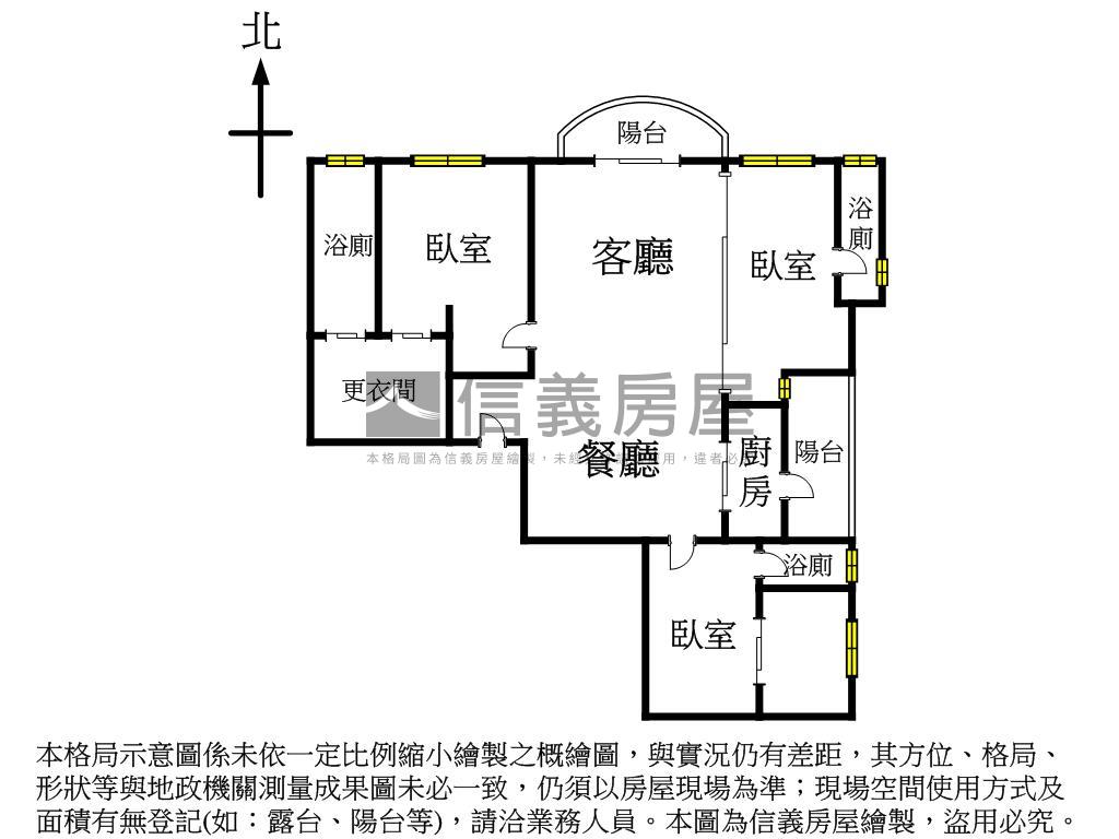 揚昇君苑高樓河景戶房屋室內格局與周邊環境