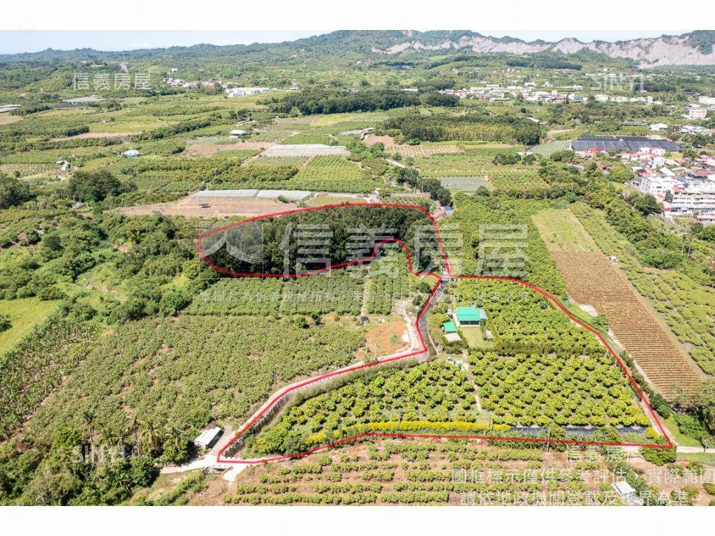 台南玉井約１８４２坪土地房屋室內格局與周邊環境