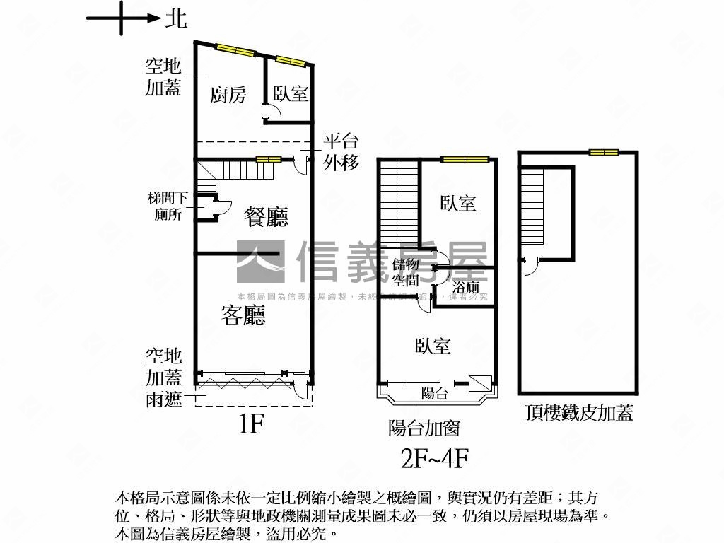 太平近勤益臨路透天房屋室內格局與周邊環境