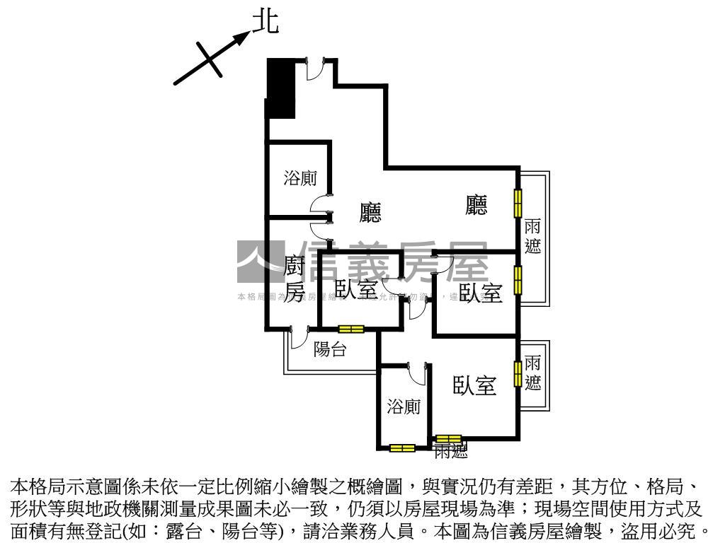 聯上大喜－Ａ６景觀裝潢戶房屋室內格局與周邊環境