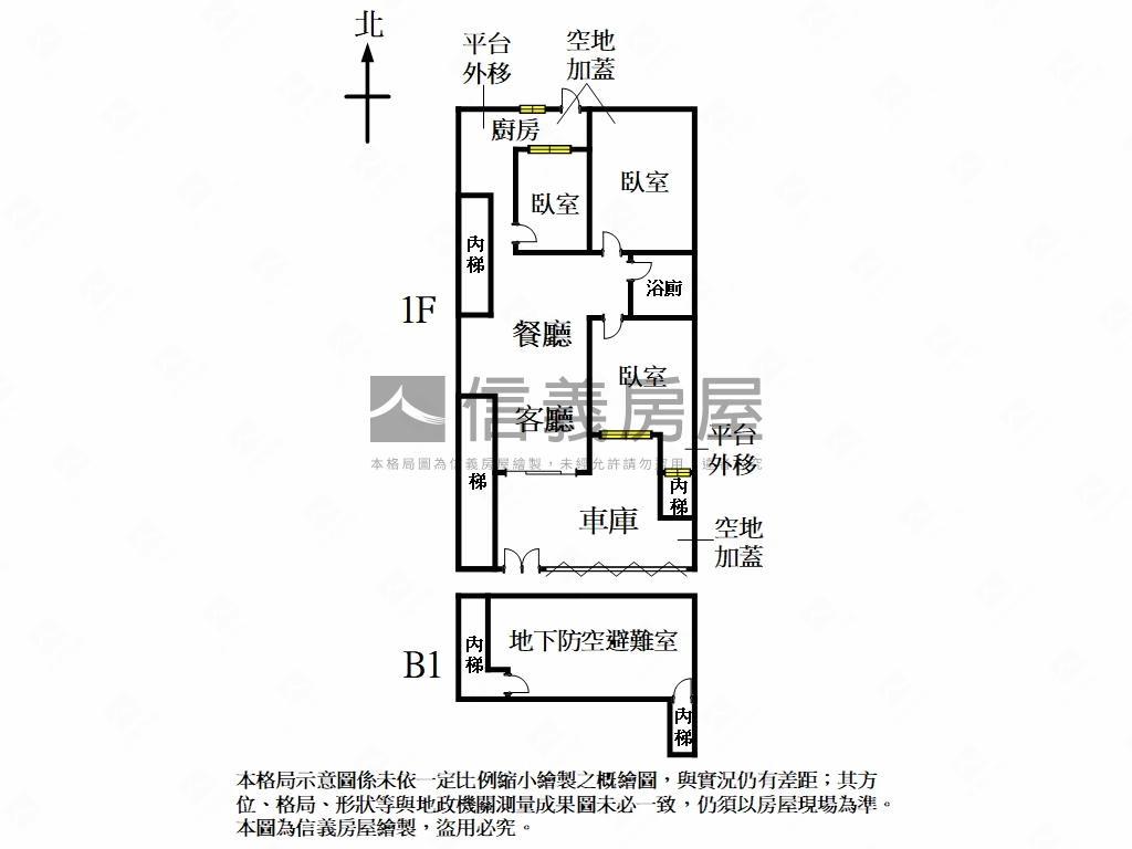七張捷運溫馨大空間房屋室內格局與周邊環境