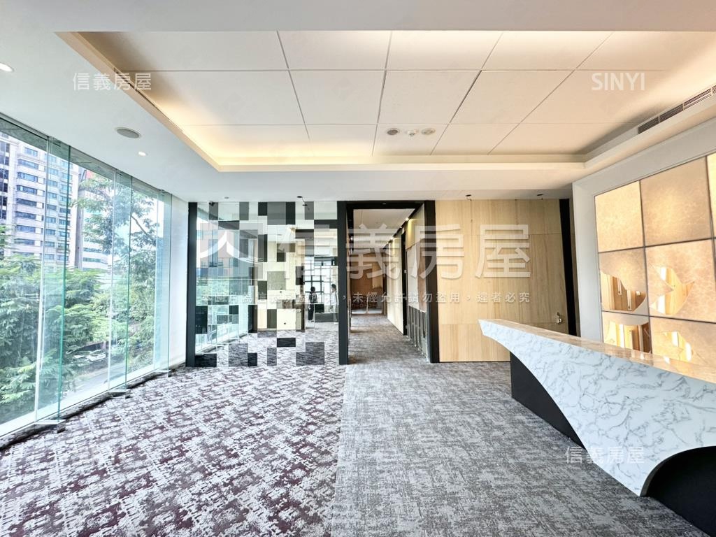 一層一戶大坪數辦公房屋室內格局與周邊環境