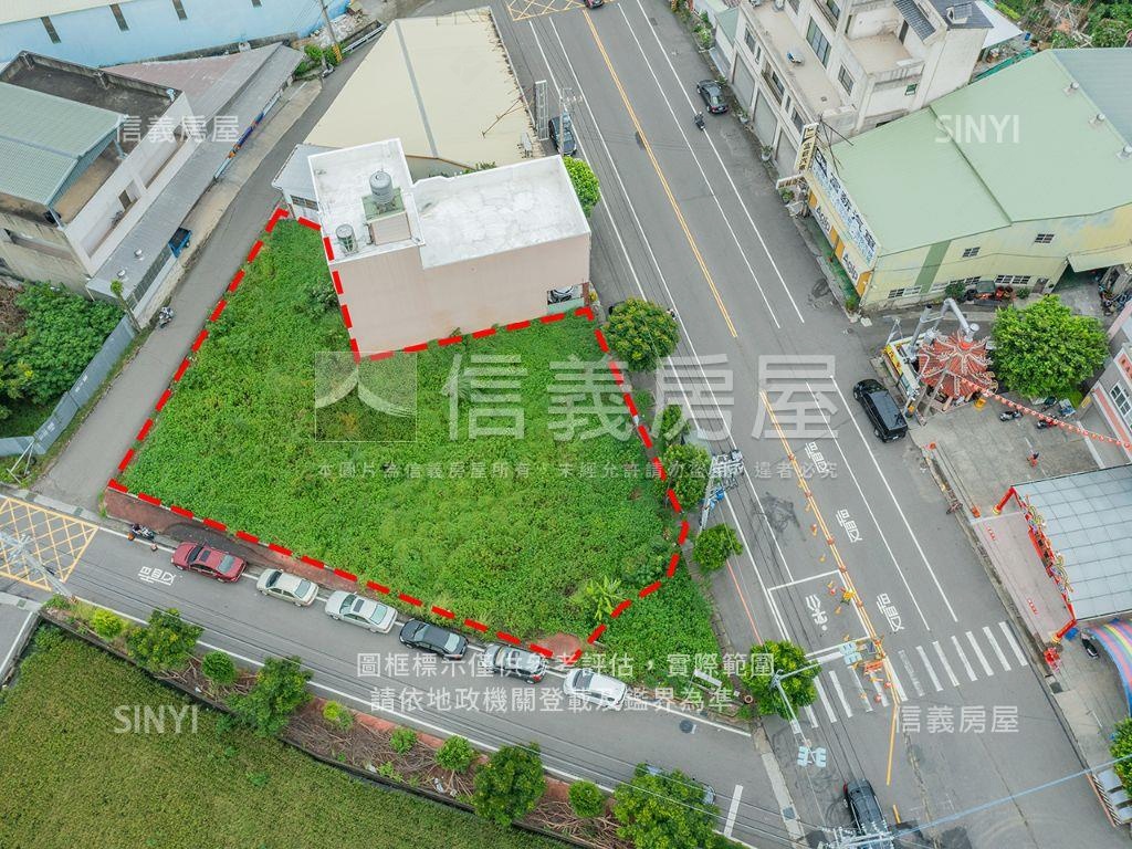 頭份臨路大面寬土地房屋室內格局與周邊環境