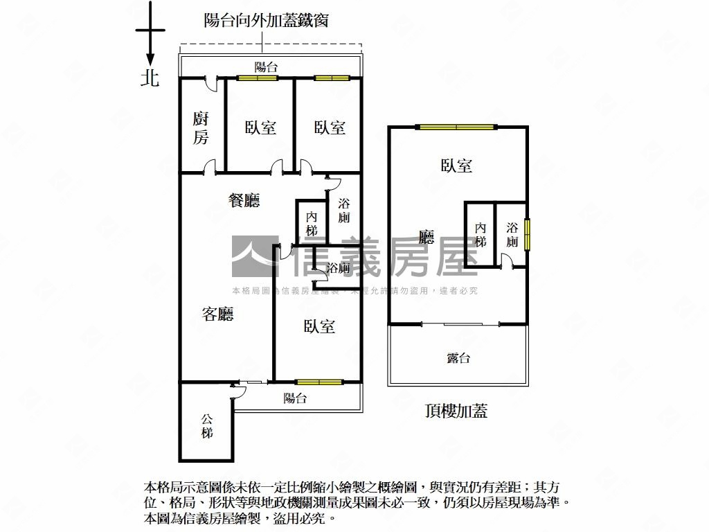 ㊣雙敦學區公寓有內梯頂加房屋室內格局與周邊環境
