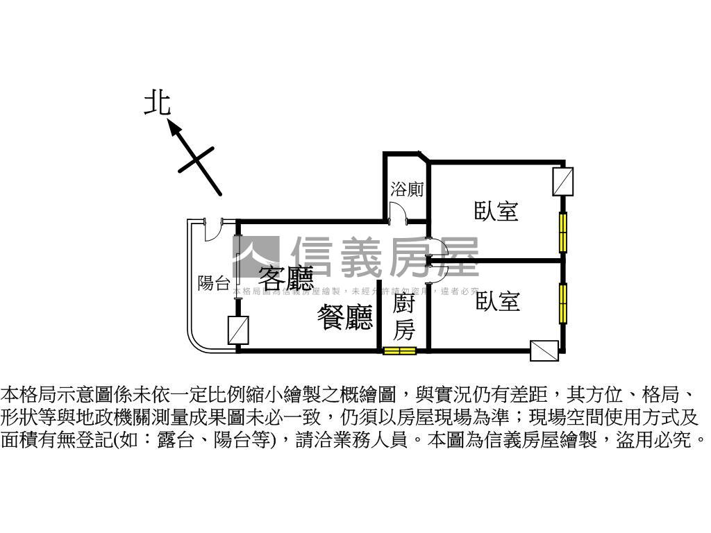 近捷運市政府站★兩房平車房屋室內格局與周邊環境