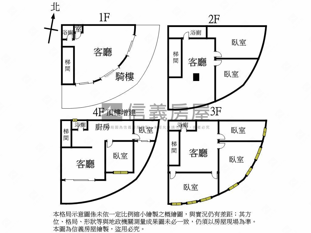 北門街三角窗金店面房屋室內格局與周邊環境