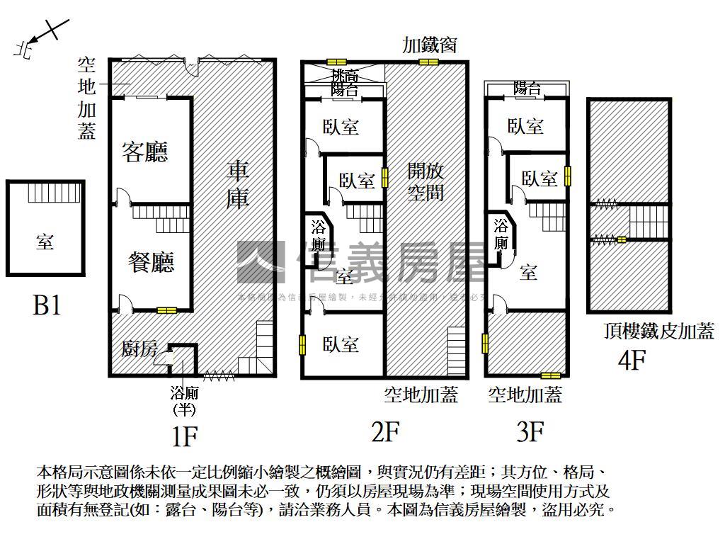 府城市中心大面寬透天房屋室內格局與周邊環境
