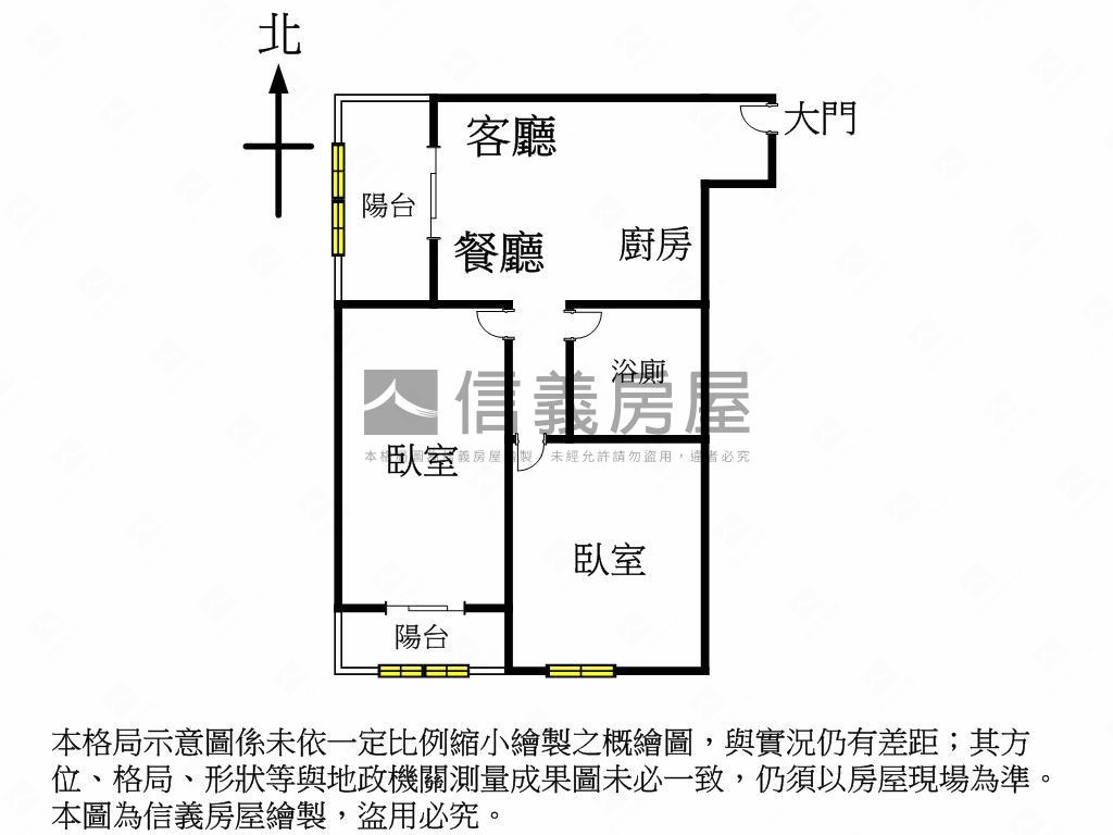 北屯兩房高樓層房屋室內格局與周邊環境
