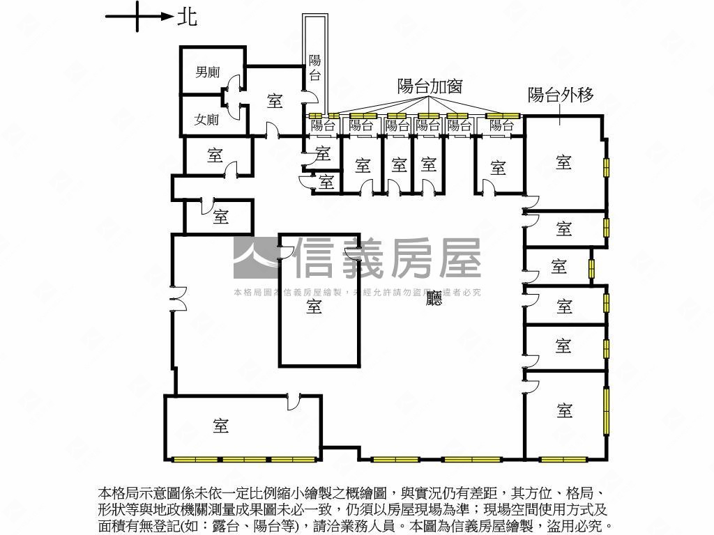 松江未來之光整層辦公房屋室內格局與周邊環境