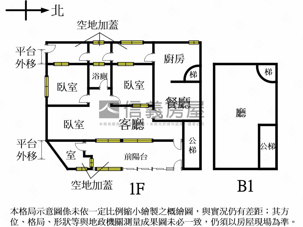 捷運東門・信義路邊間一樓房屋室內格局與周邊環境