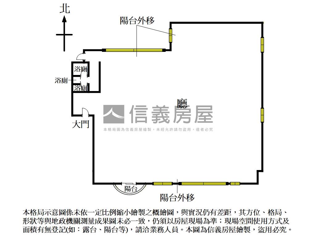 信義安和邊間美住辦房屋室內格局與周邊環境