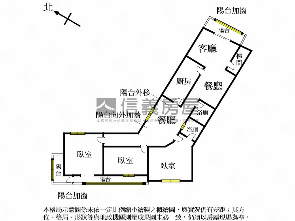 士林景觀甜蜜３房珠寶盒房屋室內格局與周邊環境