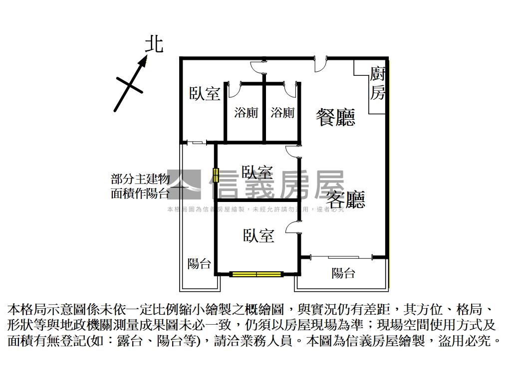 捷運碧湖雙享·內湖新３房房屋室內格局與周邊環境
