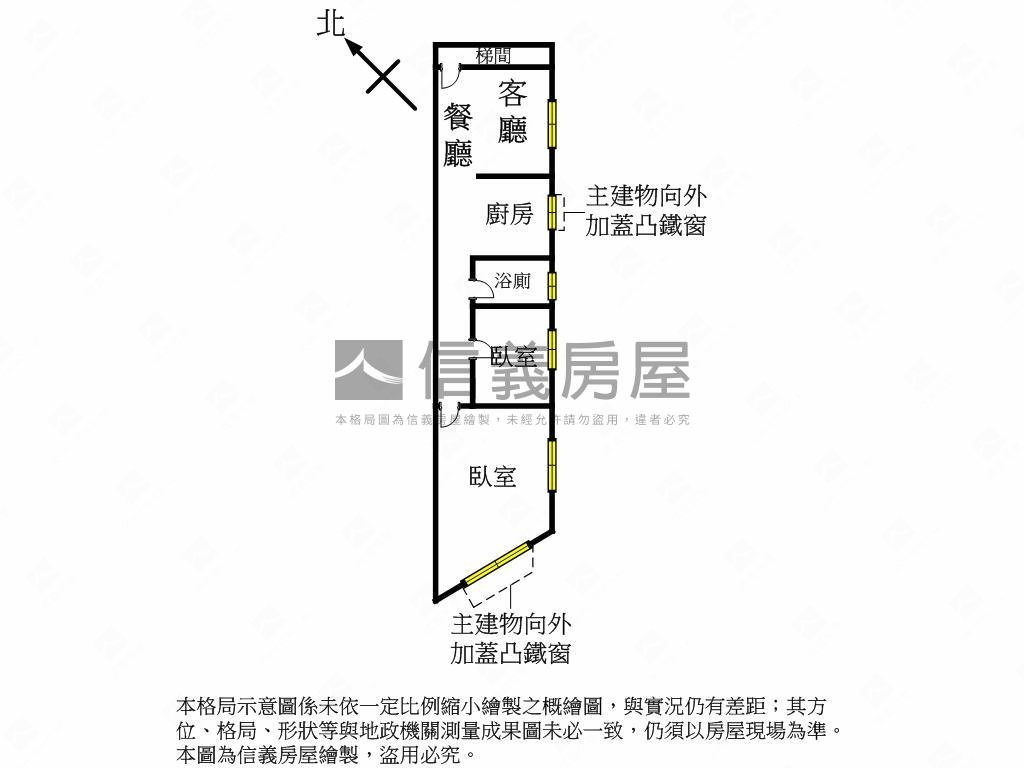 台北橋捷運邊間低總價兩房房屋室內格局與周邊環境