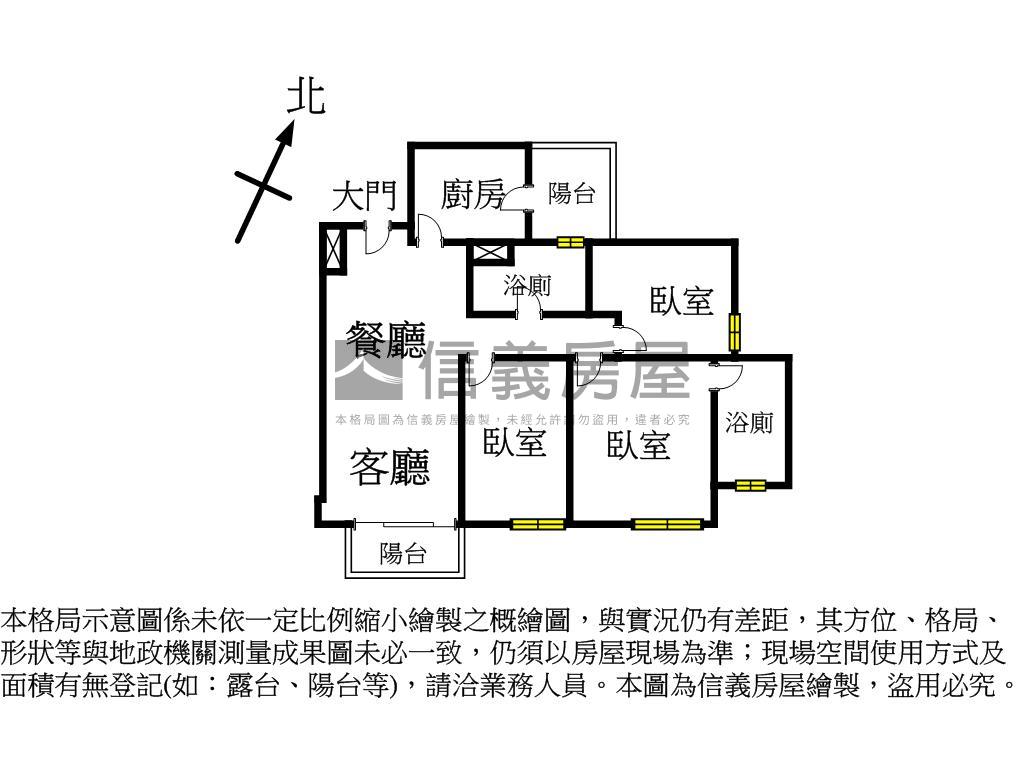 驚！富御中庭三房車位房屋室內格局與周邊環境