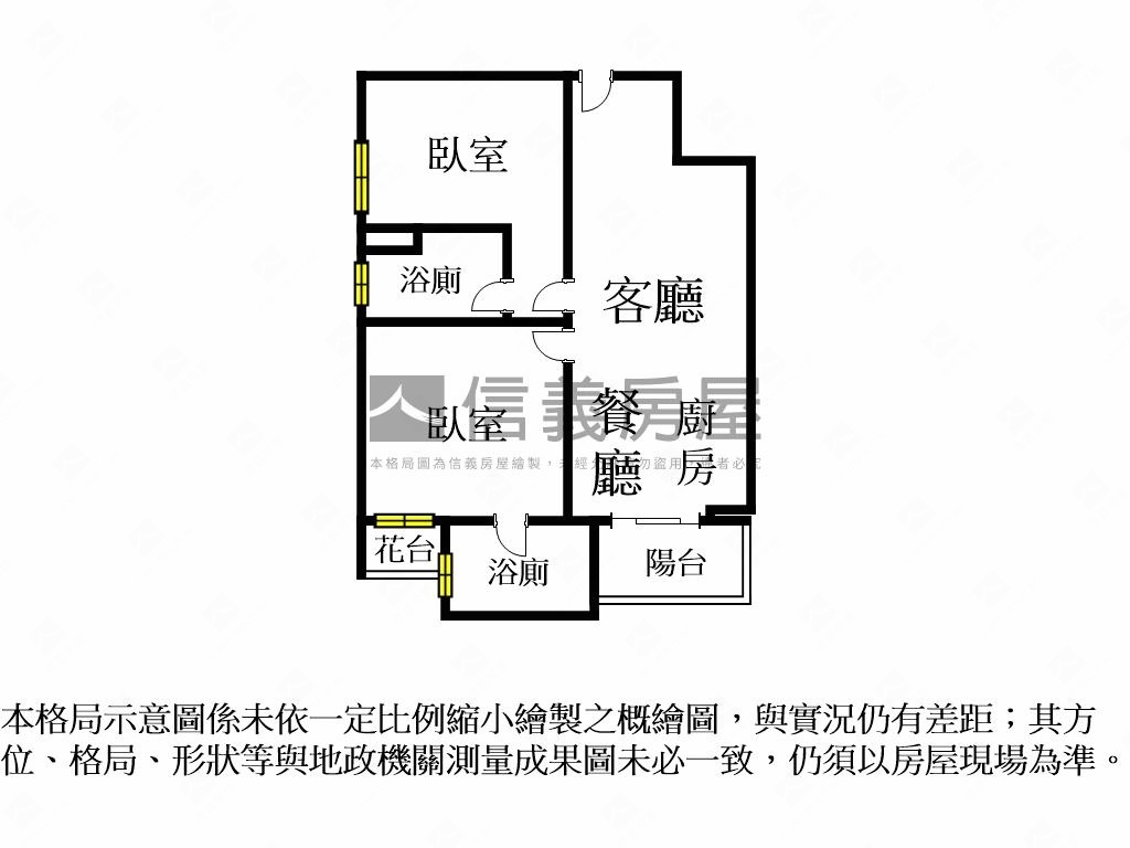 連建苒苒兩房平車房屋室內格局與周邊環境