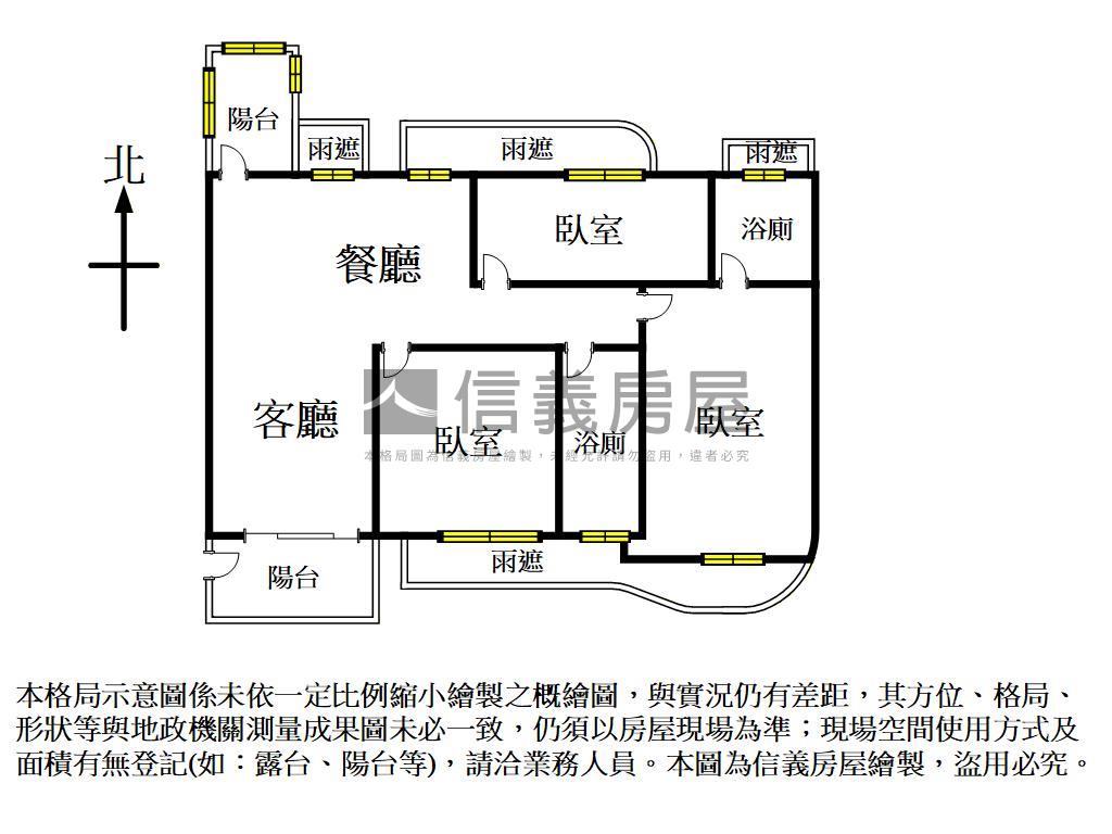 夢時代景觀三房車位房屋室內格局與周邊環境
