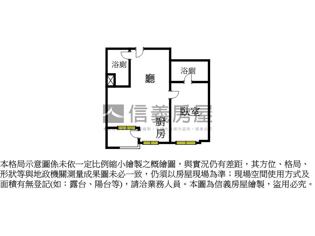 次頂樓★艾美新時代平車房屋室內格局與周邊環境