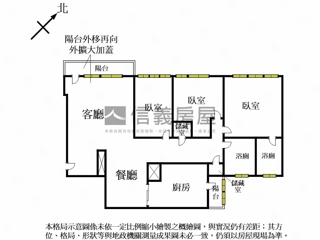 捷運靜巷精緻三房房屋室內格局與周邊環境