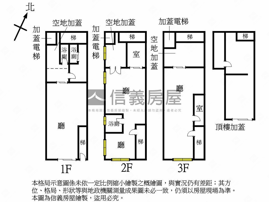 邊間稀有透天採光佳房屋室內格局與周邊環境
