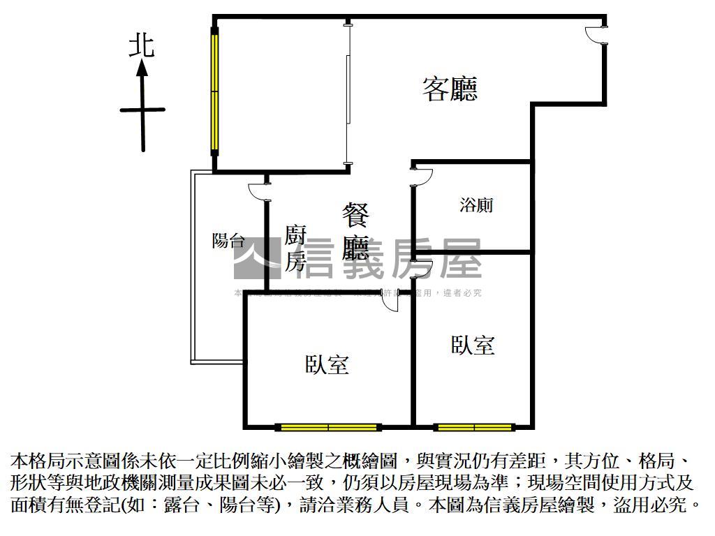 昭揚飛．美裝兩房車位房屋室內格局與周邊環境