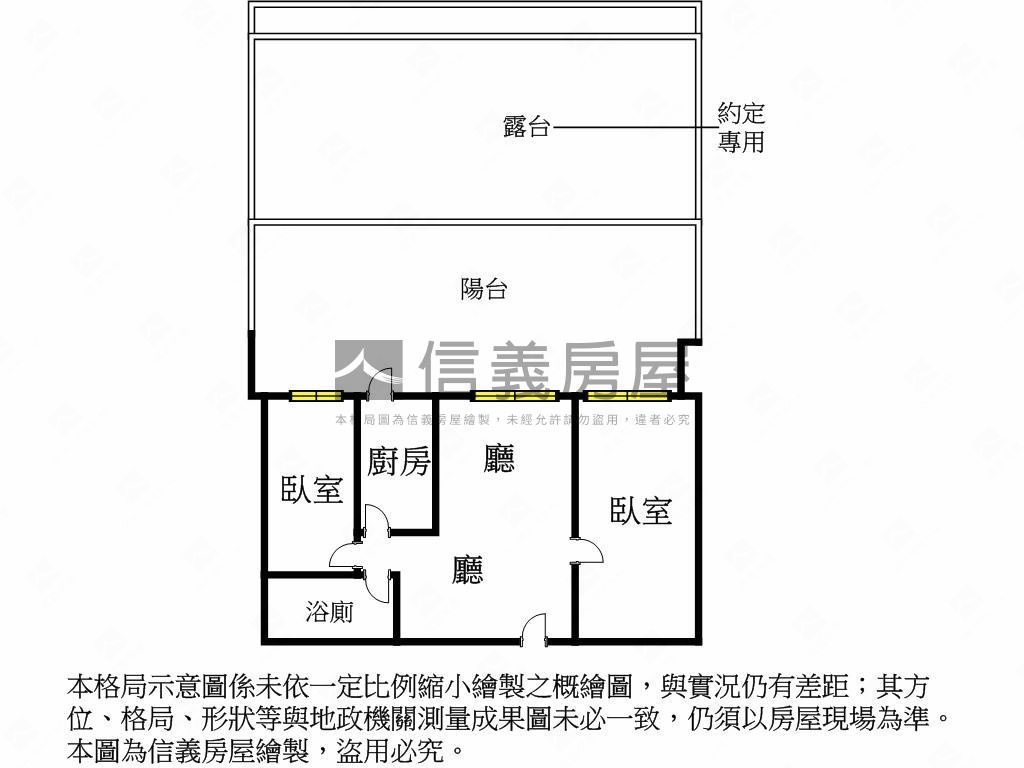 【預售】ＬＭ兩房露臺車位房屋室內格局與周邊環境