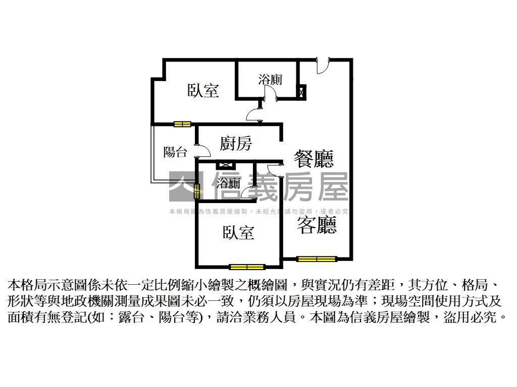 威騰堡二房二衛全新美屋房屋室內格局與周邊環境