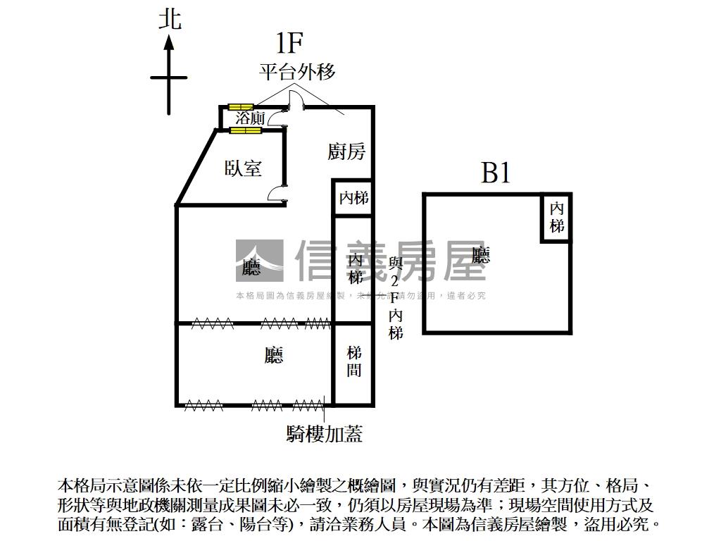復興北路一樓店住房屋室內格局與周邊環境