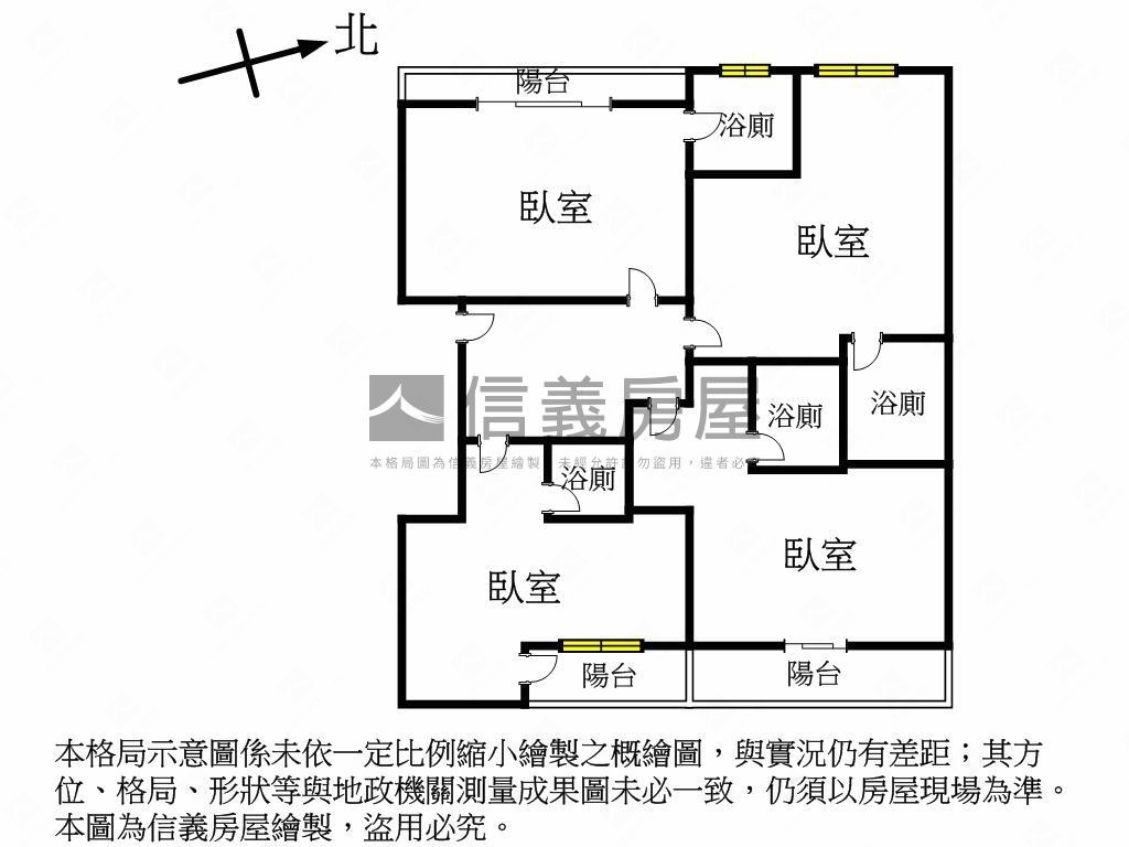 興大收租４套房Ｂ房屋室內格局與周邊環境