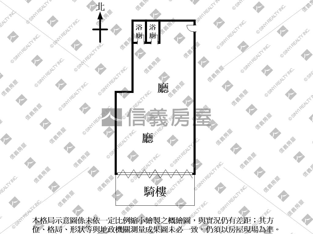 中山北路二段真金店面房屋室內格局與周邊環境