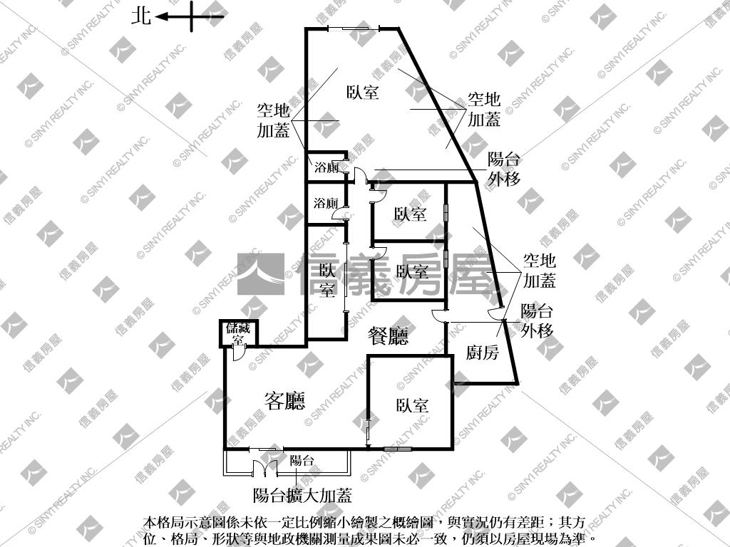 勝輝新象挑高大空間房屋室內格局與周邊環境