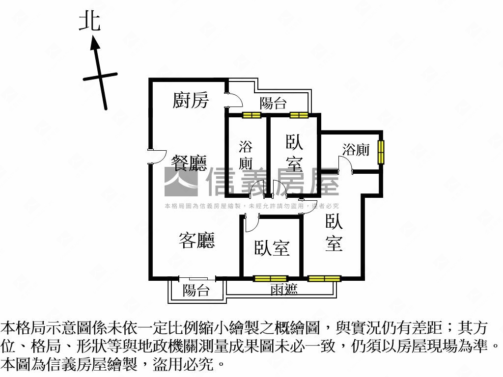 天母東路全新三房車位房屋室內格局與周邊環境