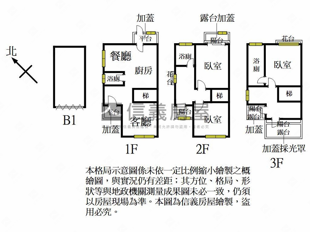 陽光山林明亮大地坪透天房屋室內格局與周邊環境